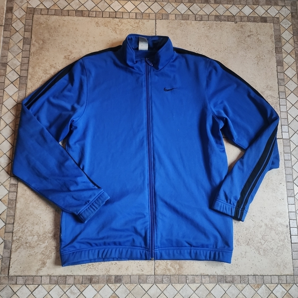Nike Men's Royal Blue Windbreaker Jacket
